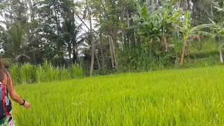 PISSING in Public RICE Fields