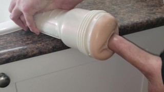 Long cock going deep all the way - FleshLight