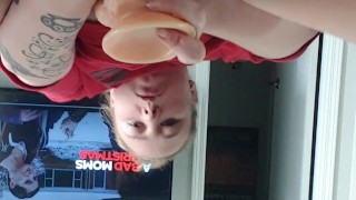 Stretching my loose pussy and being a dirty milf slut 