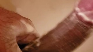 Jacking off in the shower 