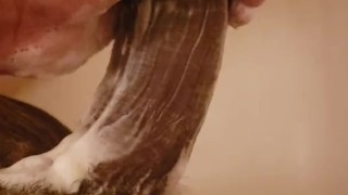 Jacking off in the shower 