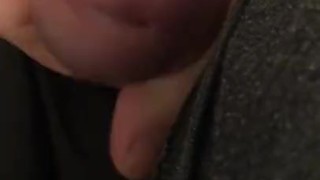 GF fall, Sad Dad Bod has jackoff himself to cum before bed 