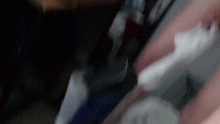 hanging weight on balls standing on sofa and hitting my nuts