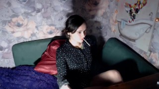 fetish smoke, heels, legs