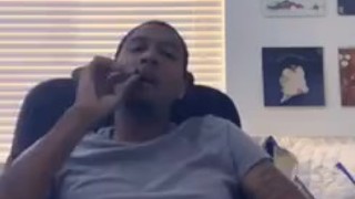 Jahan smoke & stroke tease 
