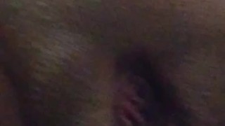 Fat pussy played with