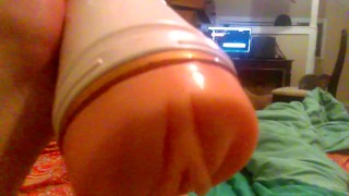Fucking my fleshlight pretending its you (part 2)