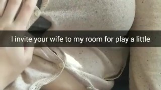I fuck you wife in all holes no-condom and creampie her ass,cuck [Snapchat]
