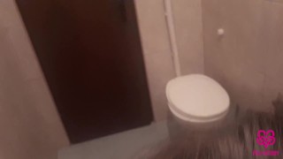 Stepsister caught me with my girlfriend in the bathroom
