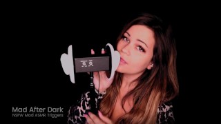 ASMR Moaning, Ear Eating & Dirty Talk (French & English) *Smoking *