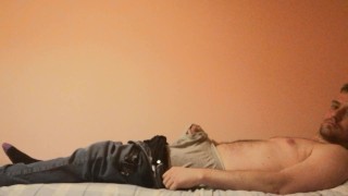 Lying on bed flesh light fuck