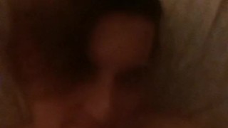 Masturbating