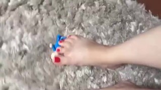 tici_feet @tici_feet giantess stepping a toy