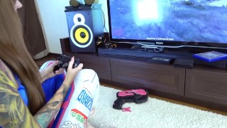 D.Va cosplay loves cum suck dildo verified girl