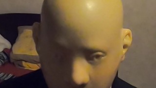 Female mask with wholes - only with little breahting wholes at nose