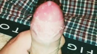 Uncut Male Strokes and Cums | cumshot