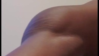 Water for lube while I fuck my fleshjack 