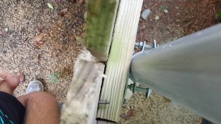  Boy Pissing Outdoors