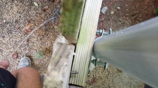  Boy Pissing Outdoors