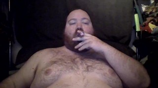 Smoking bear.