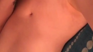 A girl who fingered her little tight pussy