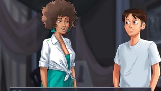 SUMMERTIME SAGA ART TEACHER LOVES MY BRUSH -end of miss ross route)PART 173