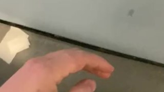 Masturbating at my work cuming all over the walls