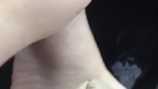 tici feet tici_feet @tici_feet showing and rubbing my feet