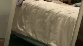 Wife records herself pegging parter with a massive strap on cock 