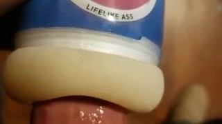 Fucking and creampie in new toy 