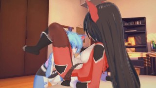 (3D Hentai)(Furry) Furry lesbian