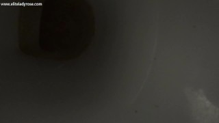pee on the toilet