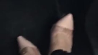 @tici_feet tici_feet tici feet taking off my nude high heels