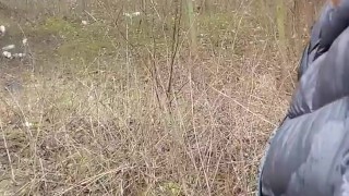 It´s raining outside so I make my cock "rain" too