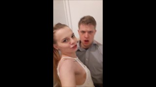 Quickie PUBLIC Bathroom We get Cought #6