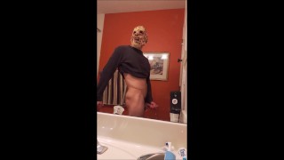 Masked, hairy, hot, muscle