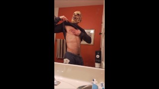 Masked, hairy, hot, muscle