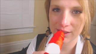 School Slut Blow Job
