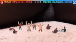 Giant Teases Tinies With MASSIVE ASS