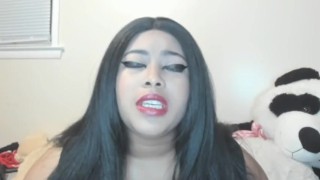 Begging for my professors cum on my face