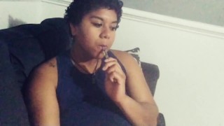 Smoking hot girl with big tits
