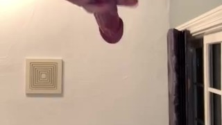 Lubed up stroke until I nut on the camera