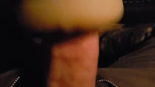 Public toy creampie 