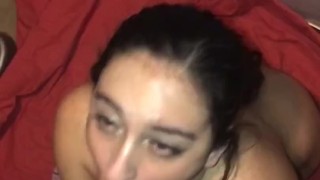 Latina wife works for a thick facial Preview