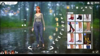 MAKEOVER CHALLENGE #1 Family Fogus THE SIMS 4