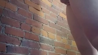 Piss on wall desperate 