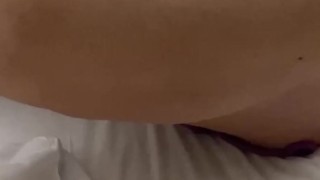 Watch me fuck my new pink dildo for the first time my BFF watche