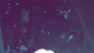 Big cumshot outside of house 