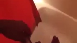 Phone bone in the shower 