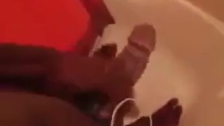 Phone bone in the shower 